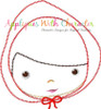 Little Red Riding Hood Fairy Tale ZZ Stitch Applique Design