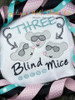 Three Blind Mice Sketch Nursery Rhyme Design