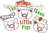 Three Little Pigs ZZ Stitch Fairy Tale Design