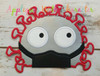 Virus Germ Peeker Applique Design