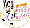 Hey Diddle Diddle ZZ Stitch Nursery Rhyme Design