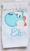 Yoshi Peeker Applique Embroidery Design