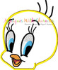 Tweety Bird Peeker Applique Design