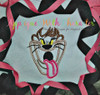 Tasmanian Devil Full Face Applique Design