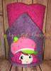 Strawberry Shortcake Peeker Applique Design