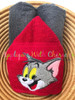 Tom and Jerry Tom Full Face Applique Design