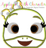 Word Party Tilly the Turtle Peeker Applique Design
