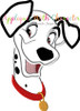 101 Dalmatians Pongo Applique Embroidery Design