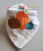 Three Pumpkin Applique Embroidery Design