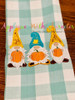 Three Gnomes Pumpkin Applique Embroidery Design