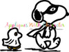 Snoopy Woodstock Trick or Treat Applique Design
