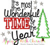 The Most Wonderful Time of the Year Applique Design