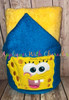 Spongebob Peeker Applique Embroidery Design
