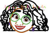 Mirabelle Full Face Applique Design