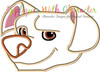 Super-Pets Krypto Peeker Applique Design