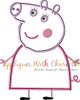 Peppa Pig Grandma Applique Embroidery Design