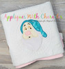 Snow White Sleepy Dwarf Full Face Applique Design