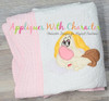 Snow White Sneezy Dwarf Full Face Applique Design