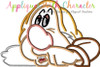 Snow White Seven Dwarfs Peeker Set Applique Designs