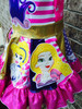 Rapunzel Tangled Applique Embroidery Design
