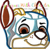 Mighty Chase Pup Peeker Applique Design