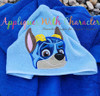 Mighty Chase Pup Peeker Applique Design