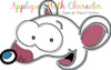 Toopey Mouse Peeker Applique Design