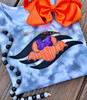 Halloween Cruise Logo Bean Stitch Applique Design