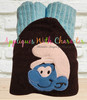 Boy Smurf Peeker Applique Design