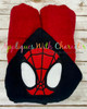 Spidey Boy Peeker Applique Embroidery Design