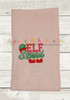 Elf Squad Applique Saying Sketch Embroidery Design