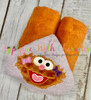 Sesame Street Zoe Applique Embroidery Design