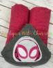Spidey Girl Peeker Applique Embroidery Design