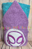 Spidey Girl Peeker Applique Embroidery Design