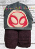 Spidey Girl Peeker Applique Embroidery Design