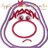 Inside Out Embarrased Peeker Applique Design