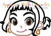 K-Pop Demon Hunters Zoey Peeker Applique Design
