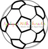 Soccer Applique Embroidery Machine Design