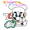 Chef Super Mario Applique Embroidery Design