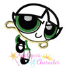 Puffy Power Buttercup Girl Applique Design