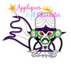 Puffy Power Girl Applique 6 Design Set