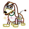 Toy Story Slinky Dog Toy Applique Design