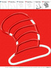 Dr Seuss Cat in the Hat Applique Embroidery Design
