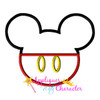 Mickey Mouse Clubhouse Head Applique Design