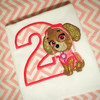 Pup Patrol Skye Two Applique 