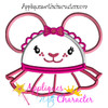 Lambie Mickey Mouse Head Applique Design