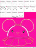 Lamby Mr Mouse Head Applique Design