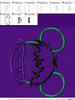 Hulk Mickey Mouse Head Applique Embroidery Design