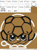 Shopikins Soccer Applique Design