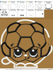 Shopikins Soccer Applique Design